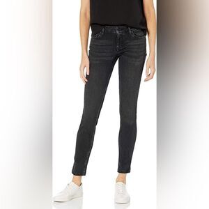 Guess Skinny Black Jeans Mid Rise Size 25
